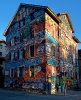 Buntes Haus am Bahnhof in Tübingen