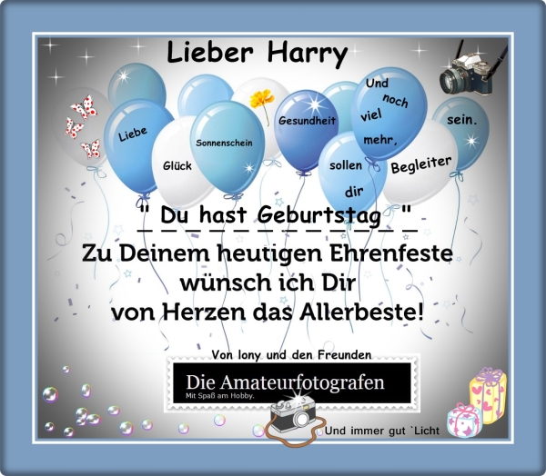 Harry hat Geburtstag !