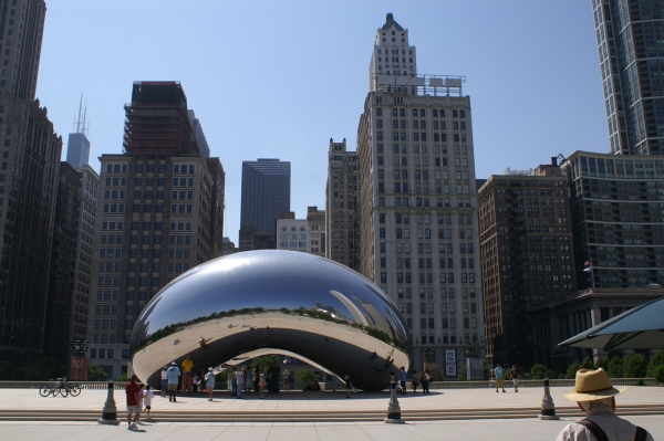 Grüße von Chicago - mit der Edelstahl-Bohne