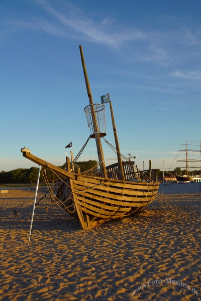 in Travemünde am Strand