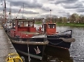 Schlepper an der Trave in Lübeck