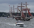 Windjammer auf der Kieler Innenförde,...