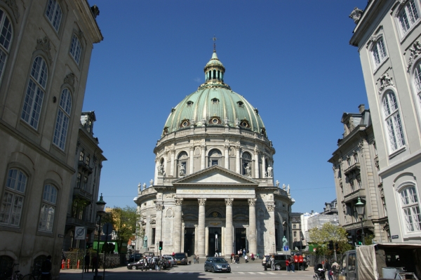 Ich habe die Frederikskirche fotografiert