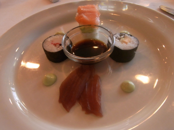 Fischige Vorspeise mit Shushi + mehr!!!