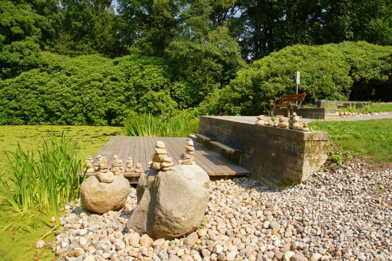 See auf Friedhof Ohlsdorf