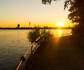 Sonnenuntergang Außenalster