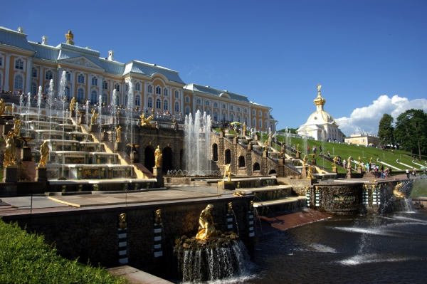 Schloss Peterhof in Saint Petersburg