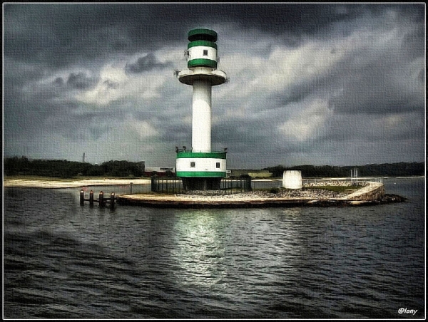 Leuchtturm von der Kieler Förde