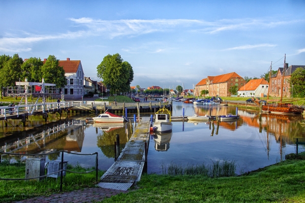 der Hafen von Tönning