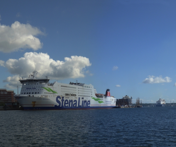 Blick über den Kieler Hafen