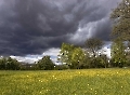 Sonne und Regen wechselten sich heute 