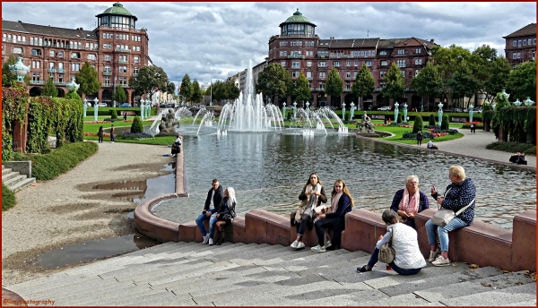 Am Wasserturm in Mannheim