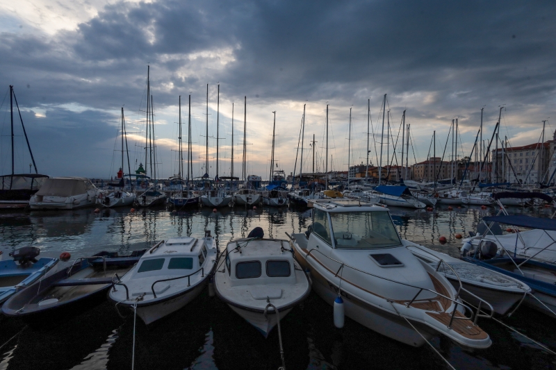 Der Hafen von Piran 