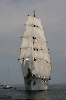 Gorch Fock - Bark direkt v vorn